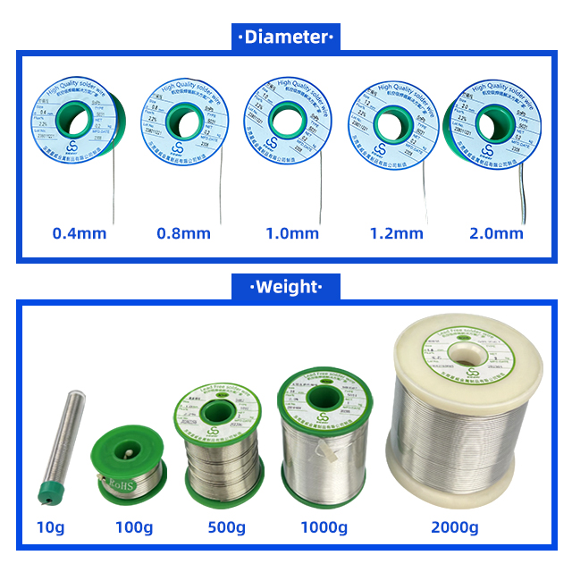 Os fabricantes de fio de estanho completo Singway fornecem fio de solda de chumbo Sn30Pb70